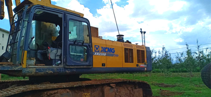 徐工旋挖機在江蘇徐州施工案例 樁徑800毫米，樁深40米